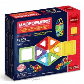 Конструктор MAGFORMERS 001A 46дет.кор.35*7*24 /36/