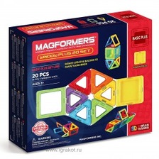 Конструктор MAGFORMERS 001A 46дет.кор.35*7*24 /36/