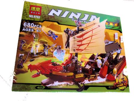 Конструктор Ninja 9762 корабель 680дет.распак.кор.47 * 37 * 6,5 ш.к./24 /