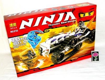 Конструктор Ninjago 9732 (24шт) турбомашина, 295 дет, в кор-ке, 38-26-6,5см