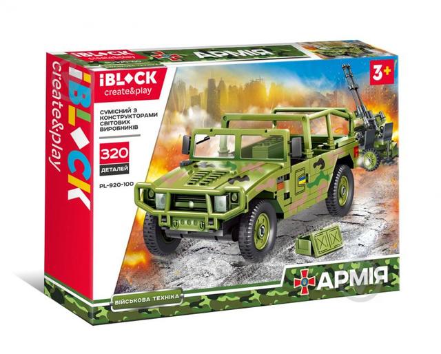 Конструктор PL-920-100 (30шт/2) армія 320дет 38*26*6см. Фото 2