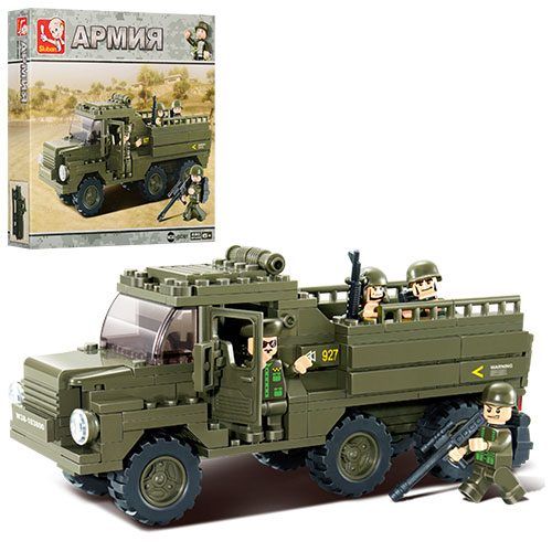 Конструктор SLUBAN  M38-B0301 (32шт) армія 230дет 28,5-28,5-5,5см