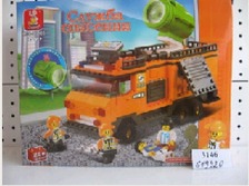 Конструктор SLUBAN 619920/M38 B0105 (32шт) служба спасения,268 дет, звук, свет, 32-25-6см
