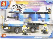 Конструктор SLUBAN 619983/M38 B0187 (48шт) полиция, 265 дет, в кор-ке, 31-23-5,5см