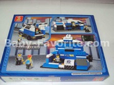 Конструктор SLUBAN 619986/M 38 B 0189 (32шт) полицейский спецназ, 337 дет, в кор-ке, 32-5,5-25см