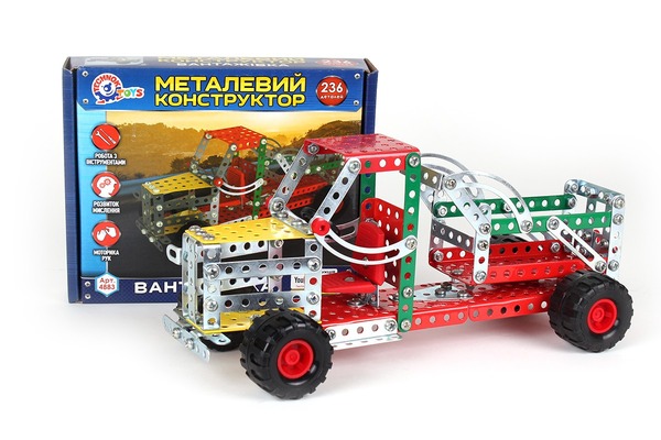 Конструктор металевий "Вантажівка Технок" арт. 4883. Фото 3