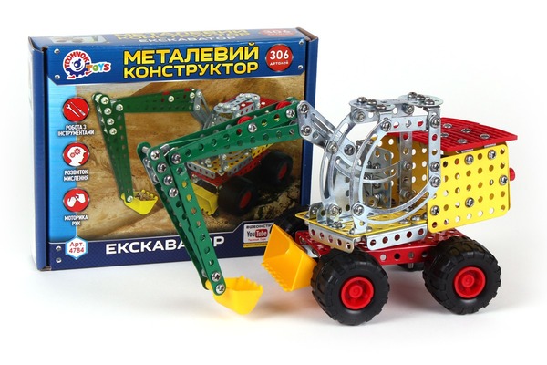 Конструктор металевий "Екскаватор Технок" арт.4784. Фото 4