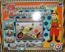 Конструктор металевий "Мототранспорт"1394 (Технокомп) (12шт)