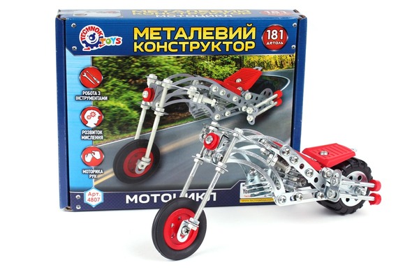 Конструктор металевий "Мотоцикл ТехноК" арт.4807