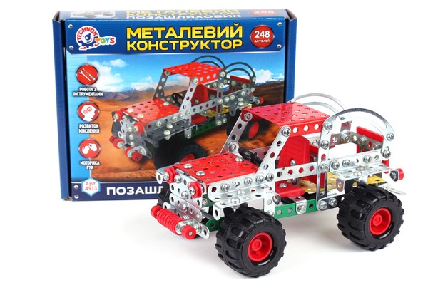 Конструктор металевий "Позашляховик ТехноК" арт.4913. Фото 2