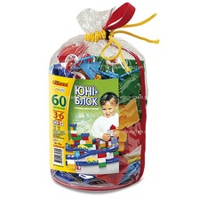 Конструктор Юні-Блок  (60 деталей)