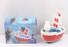 Корабль 2388-9/11 (72шт/2) 2 вида,батар.,свет,товар(24*19*11) в кор. 22*14*11см