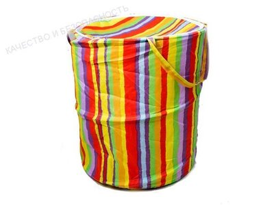 Корзина для ігр.BT-TB-0013 тканевая, плотная 45*50см 6в.кул.ш.к./60/