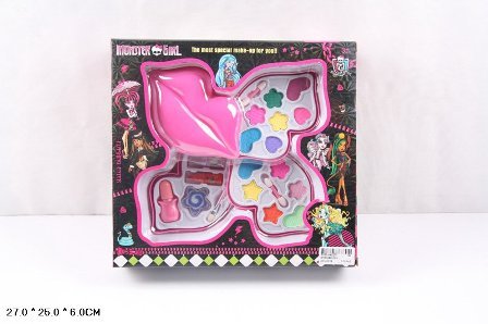 Косметика "Monster High" MY30088-C65 (60шт/2) 3яруса,тени,румяна,помада,блеск,лак,кисточка,в кор.27*