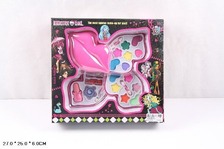 Косметика "Monster High" MY30088-C65 (60шт/2) 3яруса,тени,румяна,помада,блеск,лак,кисточка,в кор.27*