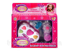 Косметика M 0301 U/R (96шт) тени, блестки, помада, блеск, в кор-ке, 19,5-20,5-3см