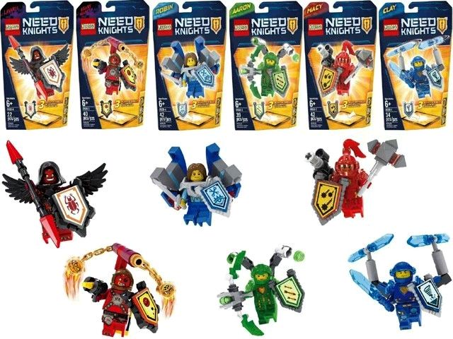Коструктор NEXO KNIGHTS, 6 варіантів персонажів GC034580