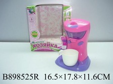 Кофеварка 66009/898525R "Маленькая хозяйка" батар.муз.свет.кор.16,5*11,6*17,8 ш.к./48/