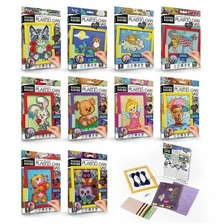 Креативна творчість "ВИШИВКА НА ПЛАСТИКОВІЙ КАНВІ "PLASTIC CANVAS" (10), PC-01-01,02,03,04,05...10