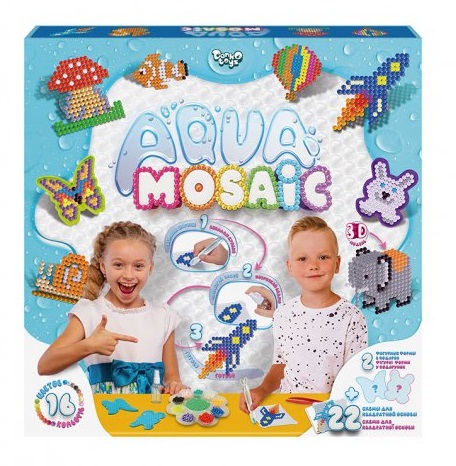 Креативна творчість Aqua Mosaik середній набір (10)