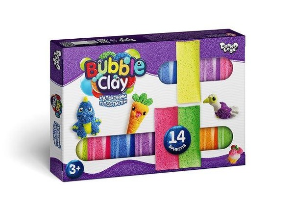 Креативна творчість Bubble Clay 14шт (12)