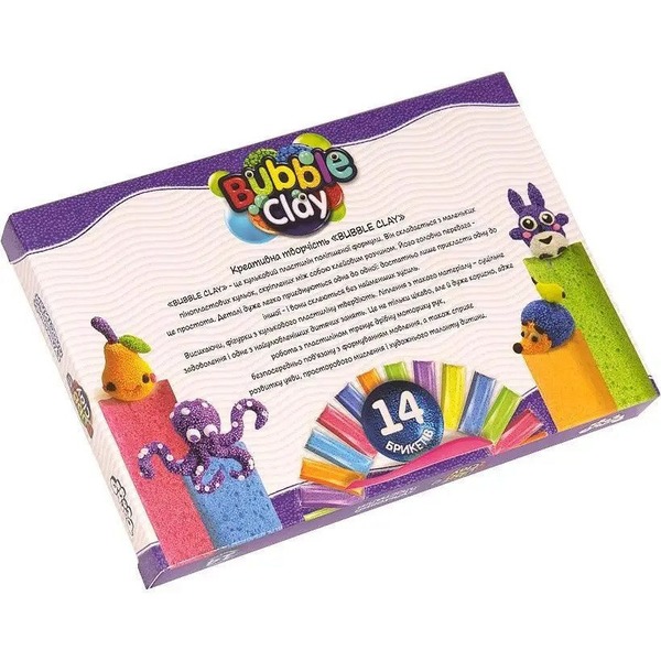 Креативна творчість Bubble Clay 14шт (12). Фото 3