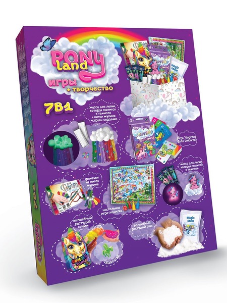 Креативна творчість Pony Land 7в1 (10). Фото 3