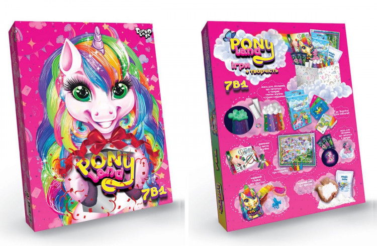 Креативна творчість Pony Land 7в1 (10)