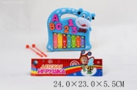 Ксилофон 2010A (717088R) (60шт/2)в пакете 24*23*5,5см
