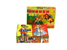 Кубики "Улюблені персонажі" 2в1 0892