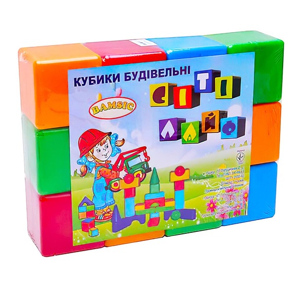 Кубики 12 великі (Бамсік) 021