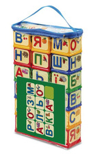 Кубики Абетка з розмальовкою