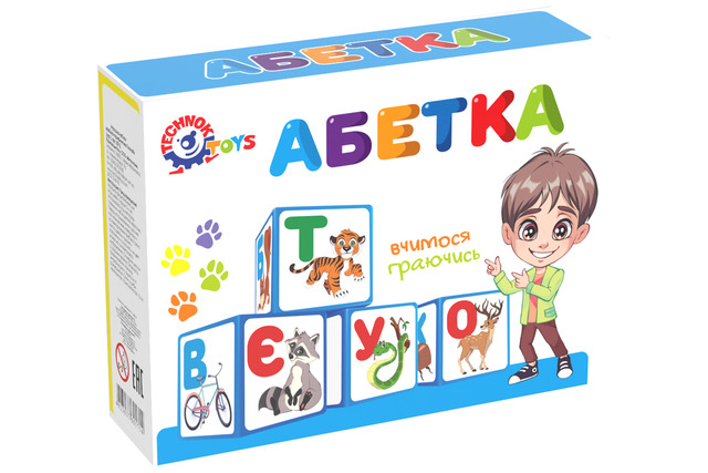 Кубики Укр. "Абетка" 0212