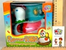 Курка JOY TOY 9500 "Ряба" с цыплятами батар.муз.свет.кор.19*18*13 ш.к.48/