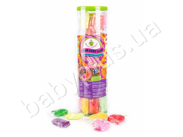 Легкий пластилін Voon light clay 6г 105 шт в тубусі