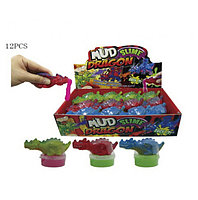 Лизун 738 А (24уп,по 12шт,)дракони 8,5 3 види,12шт, коробці 25,5*16,5*6,5