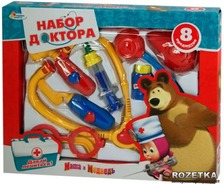Лікар "Маша і Ведмідь" 1094I/NC (48шт) 8 предметів, в асорт., В кор.32, 5 * 25,5 * 4см