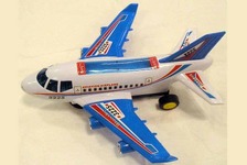 Літак 3225 (96шт) муз, світло, на бат-ке, в кор-ке, 23-10,5-8,5 см