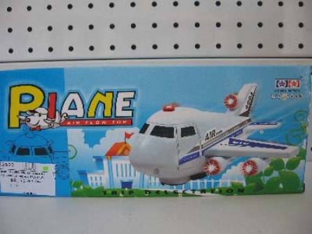 Літак 6003 (60шт) на бат-ке, муз, світло, в кор-ке, 18,5-11,5-11 см