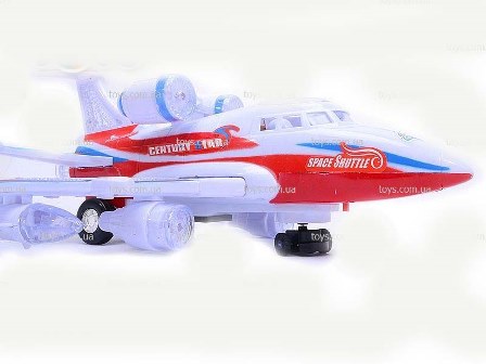 Літак 758 (60шт / 2) батар., Світло., В кор. 39 * 14 * 9,5 см