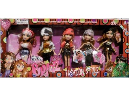 Лялька "Bratz" 1899 (36шт/2) 2вида, 5шт,в разобр. кор. 67*6*30.5см