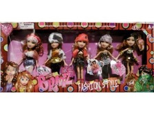 Лялька "Bratz" 1899 (36шт/2) 2вида, 5шт,в разобр. кор. 67*6*30.5см