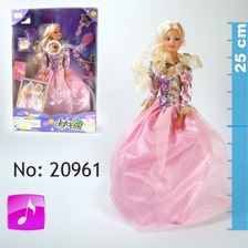 Лялька "Defa Lucy" 20961 (24шт / 2) батар., Муз., 2 вида, з гребінцем, дзеркалом, в кор. 29см