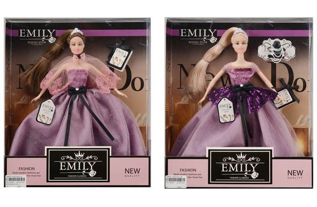 Лялька "Emily" QJ081/QJ081D 2види,з аксесуарами,в кор.