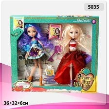 Лялька "Ever After High" 5035 (1199813) (48шт/2) 2 куклы в наборе,на шарнирах,с аксе,в кор35*31*5см