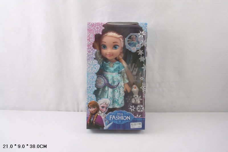 Лялька "Frozen" 368 (48шт/2) муз, со снеговиком, в кор. 21*9*38см