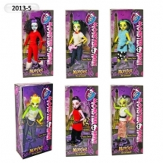 Лялька "Monster High" 2013-5 (48шт / 2) з аксесс, 6 видів, в кор. 35 * 16 * 7,5 см