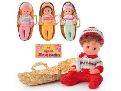 Лялька 133 МВ (72шт) з корз.муз.в кульку