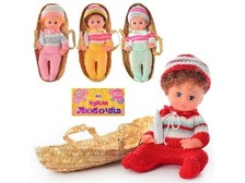 Лялька 133 МВ (72шт) з корз.муз.в кульку