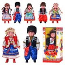 Лялька M 2132 UI (24шт)Діти України,Катеринка,муз(укр),5вид,Олесь,звук(укр),3вида,в кор-ке,49-24-12с